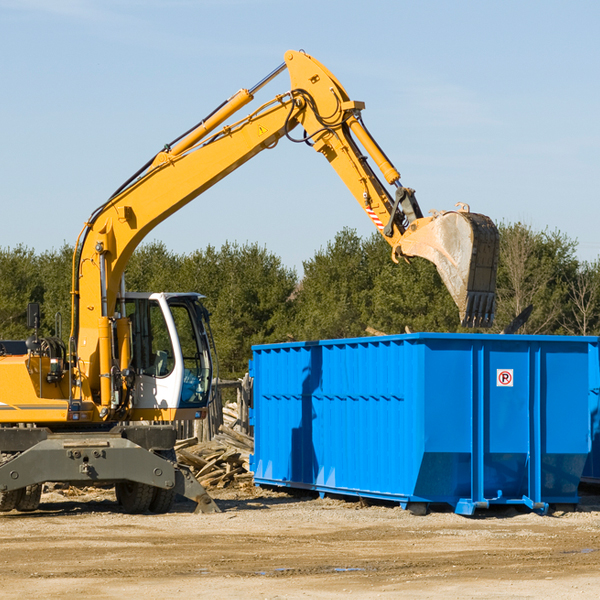 are there any restrictions on where a residential dumpster can be placed in Norristown Georgia